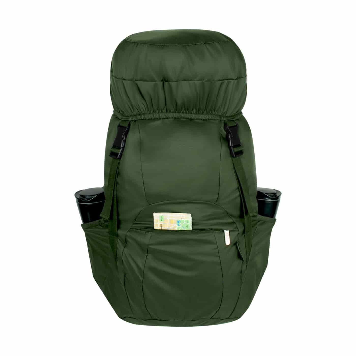 Morral Viajero XL Plegable Citybags Light verde militar - miniatura 3