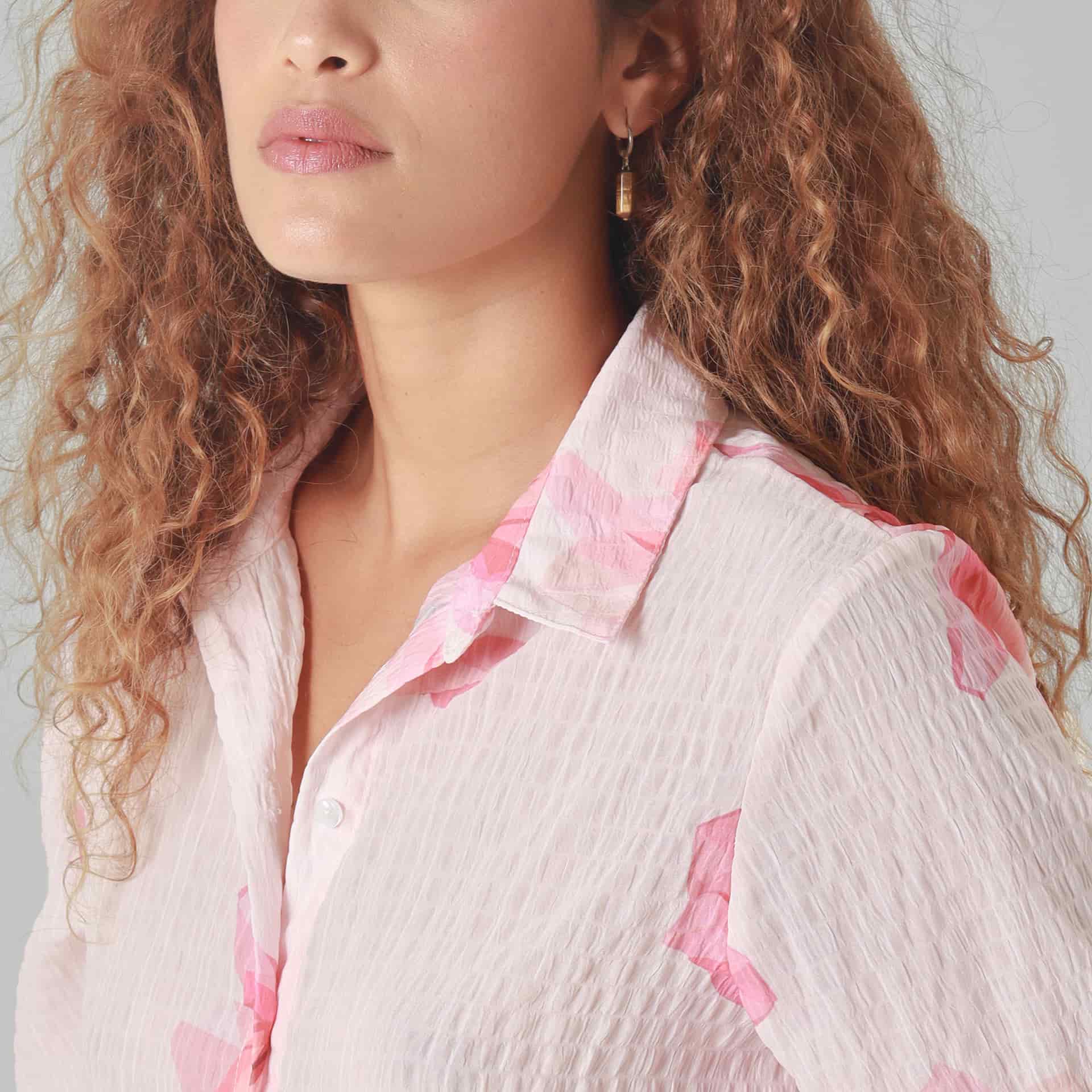Camisa Cuello Camisero Manga Larga - miniatura 4