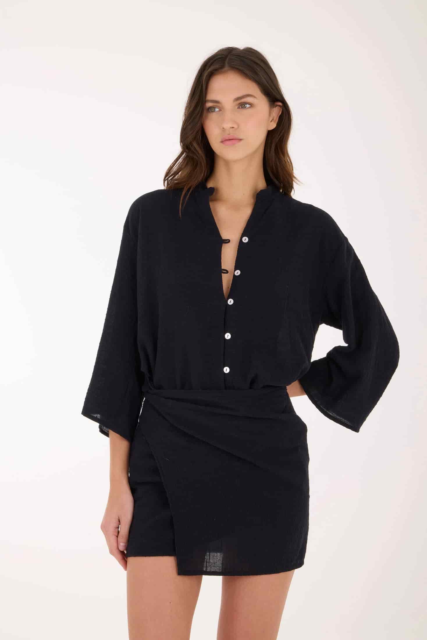 Black Olivia Dress - miniatura 1