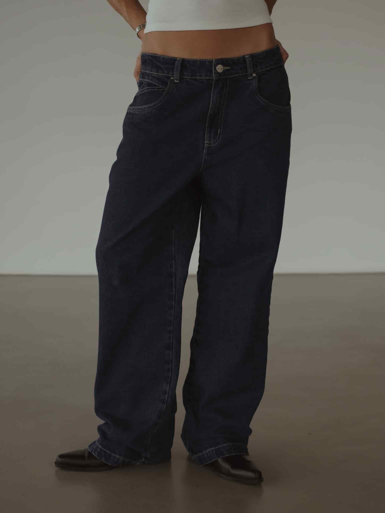 CAMPUS STRAIGHT JEAN - RAW DENIM - miniatura 1