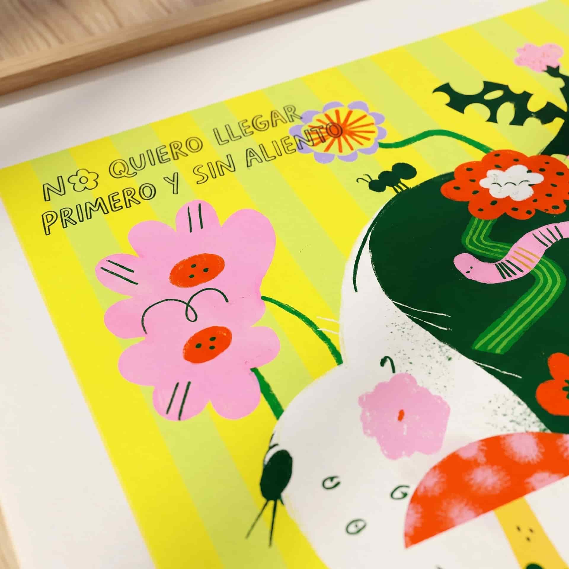 🐛✨ Póster “Quiero llegar despacio” - miniatura 3