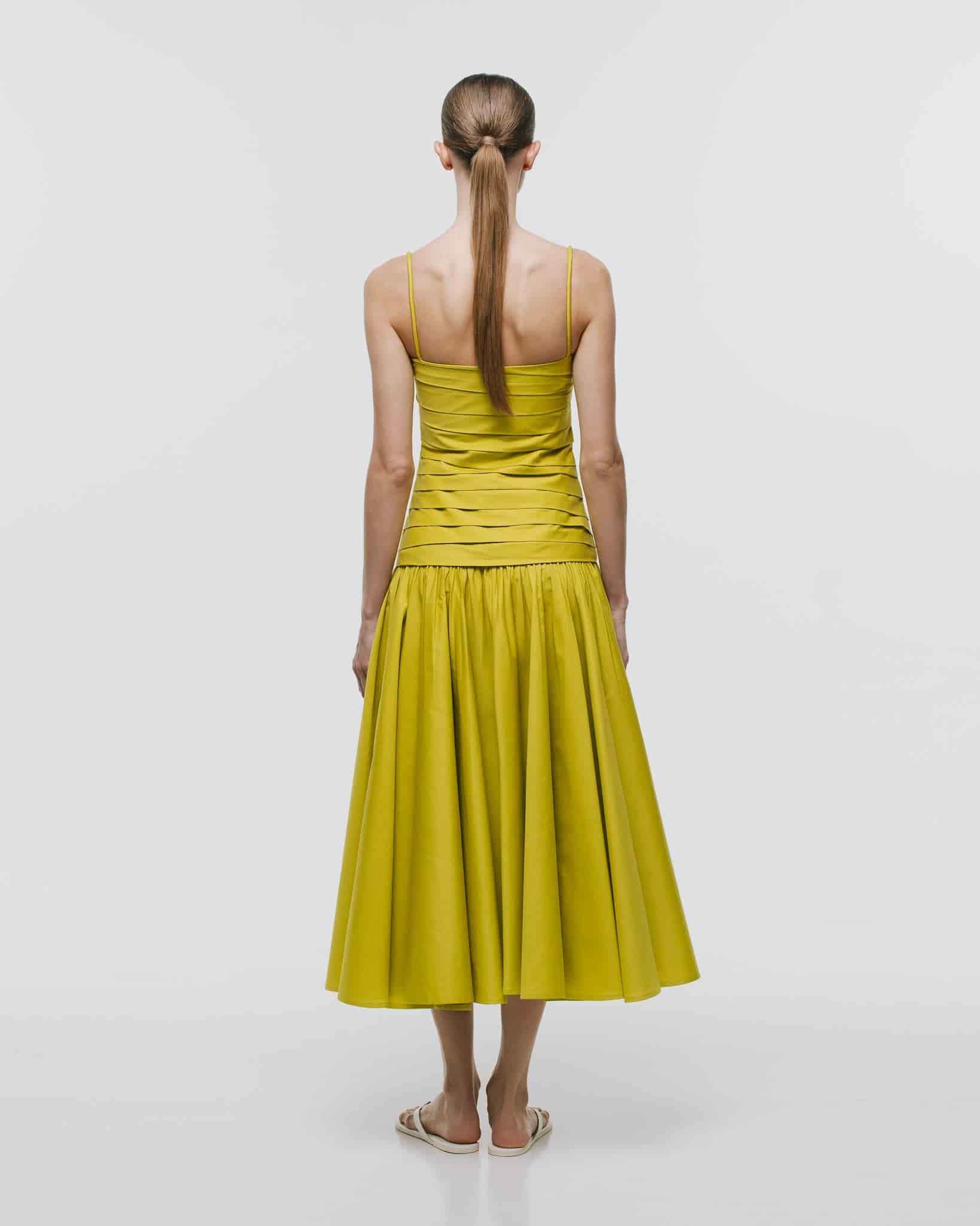 'TRAZOS' MIDI DRESS - miniatura 3