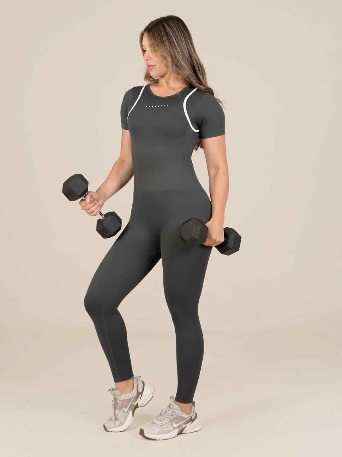 Vogue enterizo seamless gris - miniatura 5