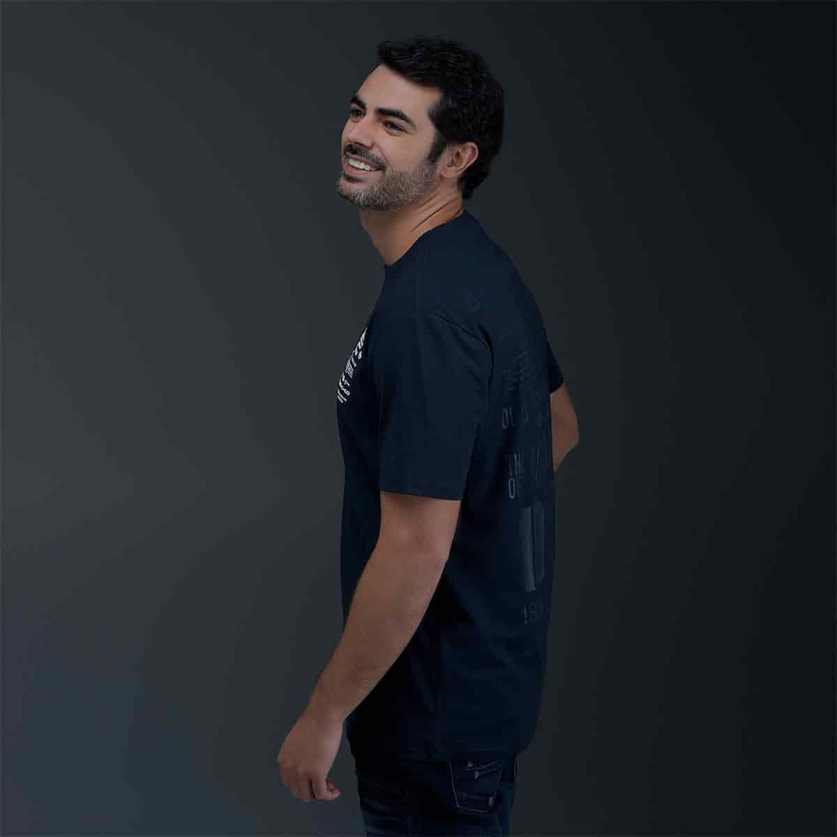 Camiseta Regular Negra - miniatura 3