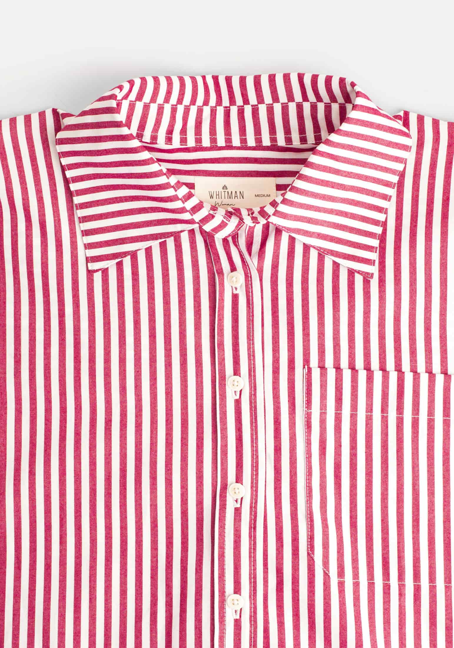 Camisa M Antonella Rayas Cereza - miniatura 2