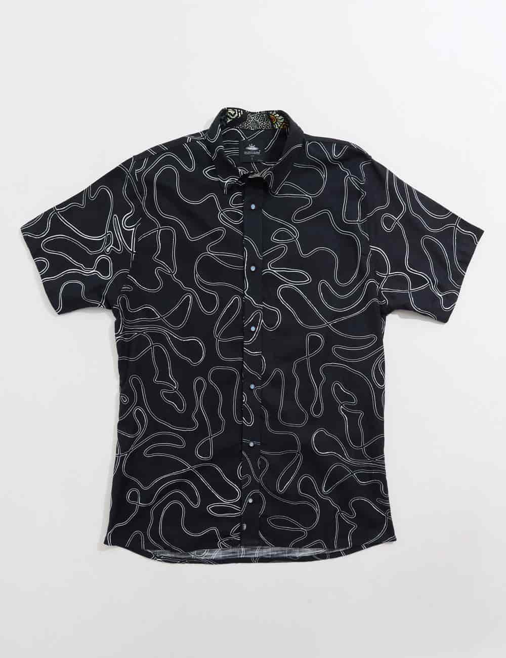 Camisa Regular Fit Born negro Hombre - miniatura 8