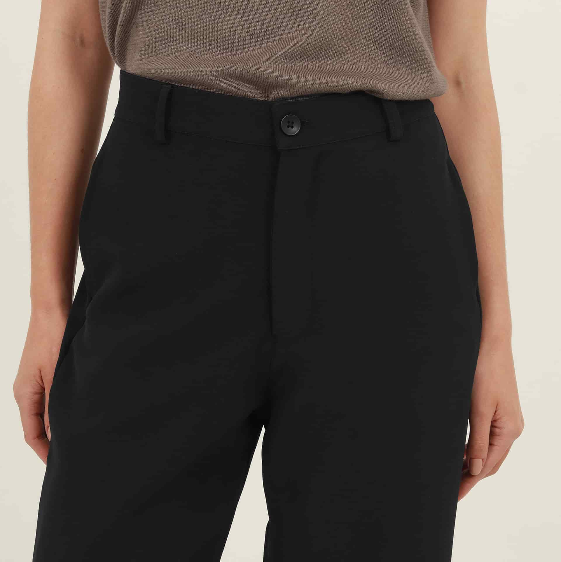 Pantalón rectobásico con pinzas - miniatura 10