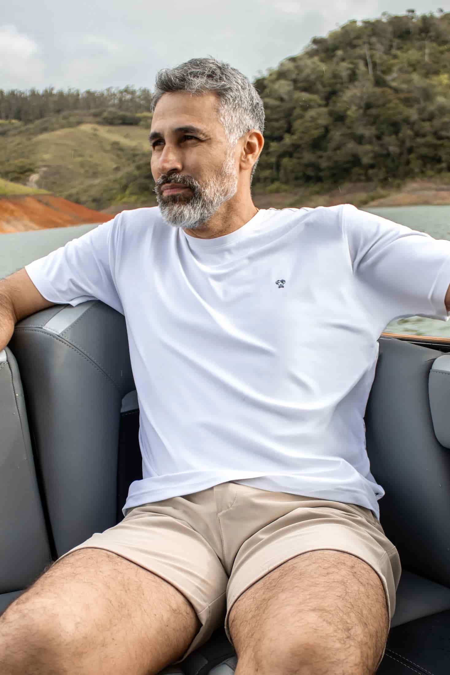 Camiseta Performance Antiarrugas Blanca - miniatura 1