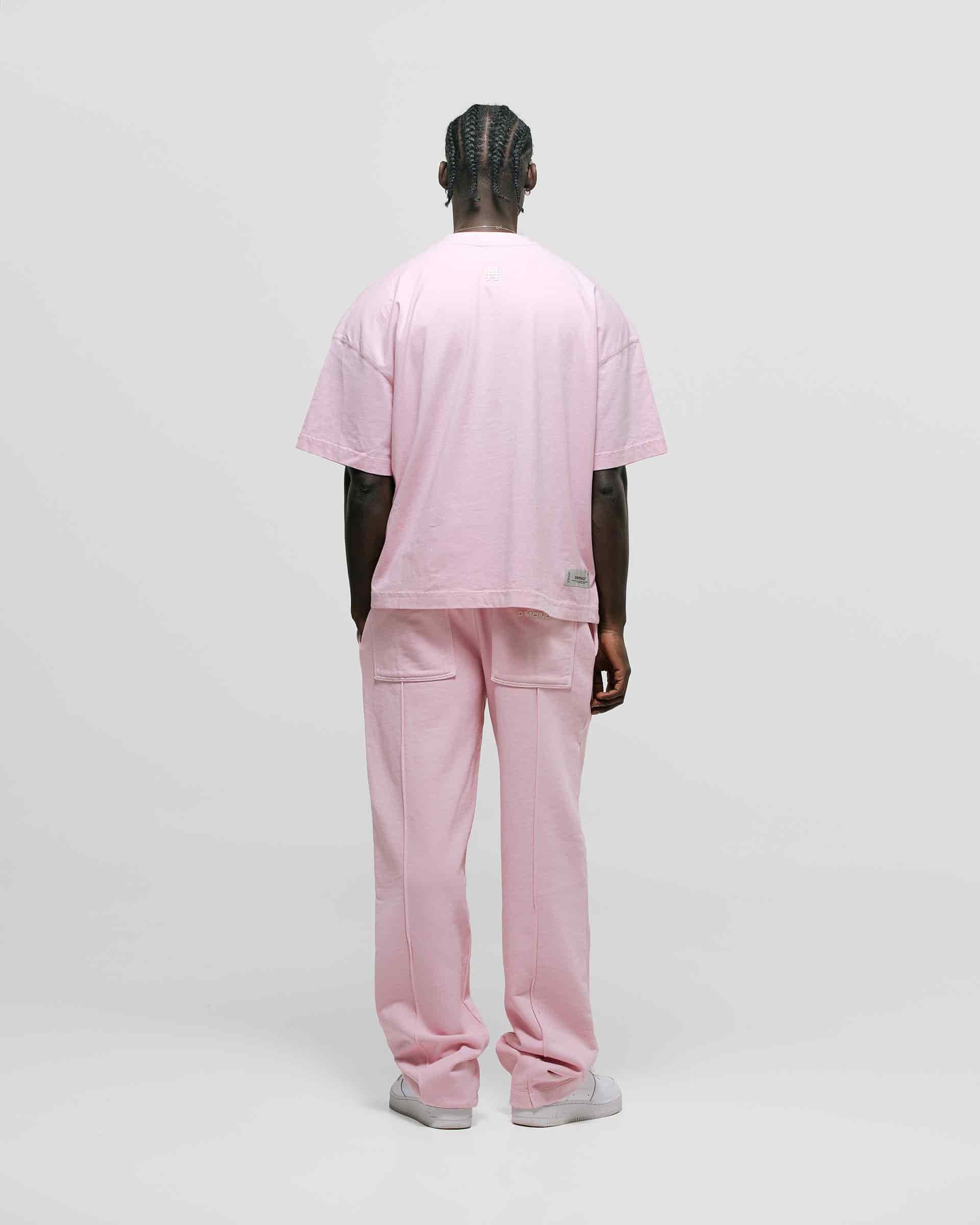 Camiseta Boxy Fit Básica V3 - Rosado Pastel - miniatura 3
