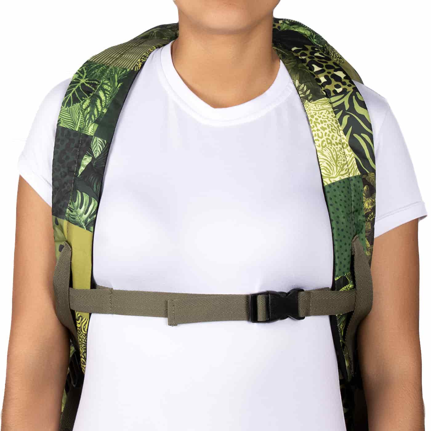 Morral Aventura ULTRA Plegable Estampado Green Citybags Multicolor - miniatura 6