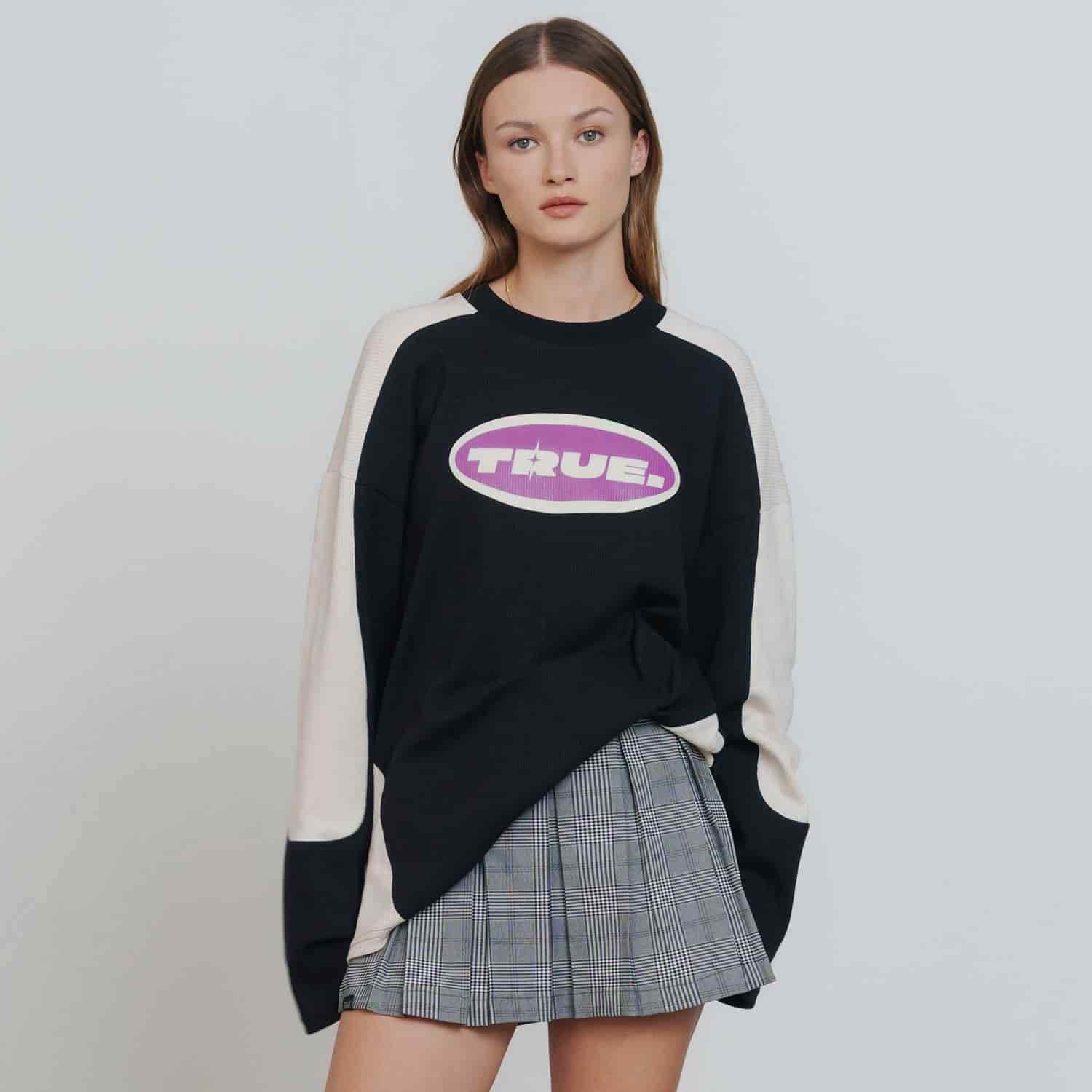 Waffer Long Sleeve Tee - Black - miniatura 5