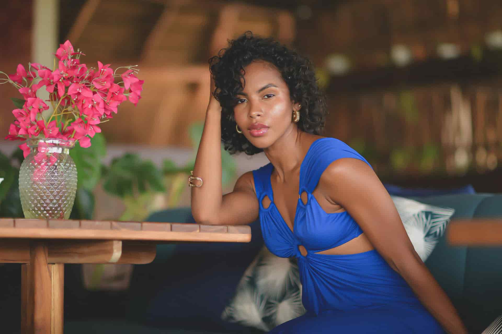Tulum dress - Blue - miniatura 6