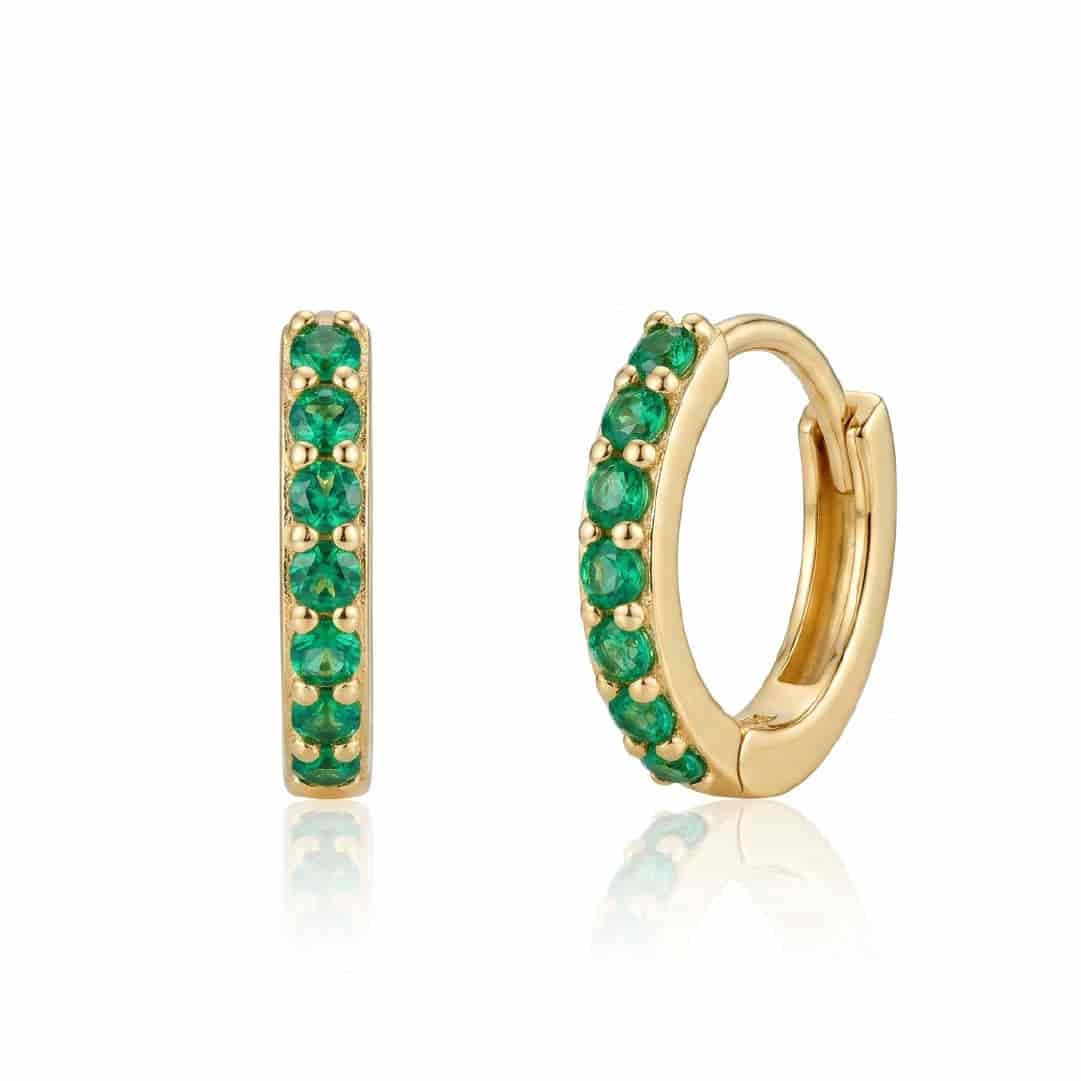 Aretes Musa Esmeralda - miniatura 1