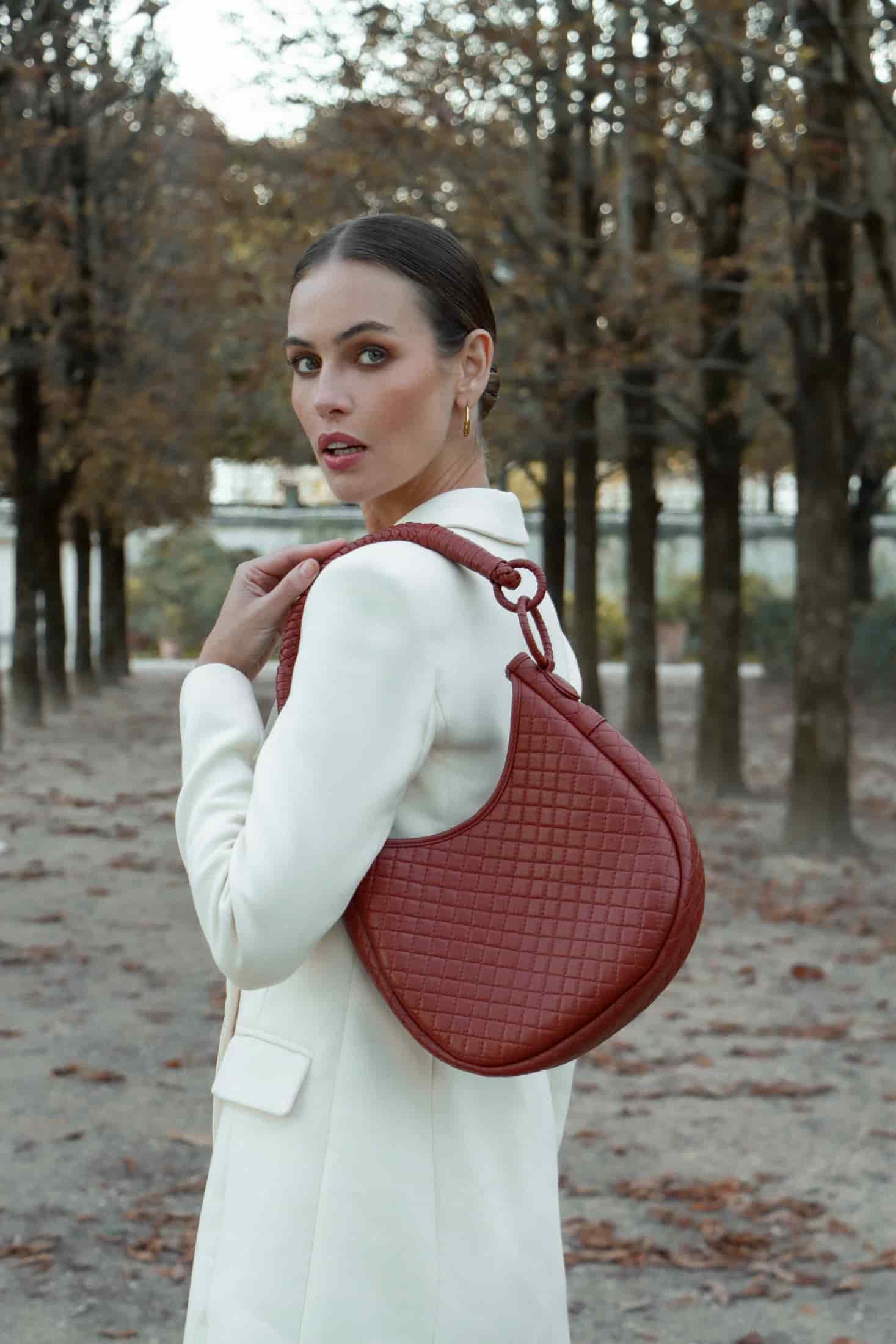 Saddle Shoulder Bag, Brick - miniatura 7