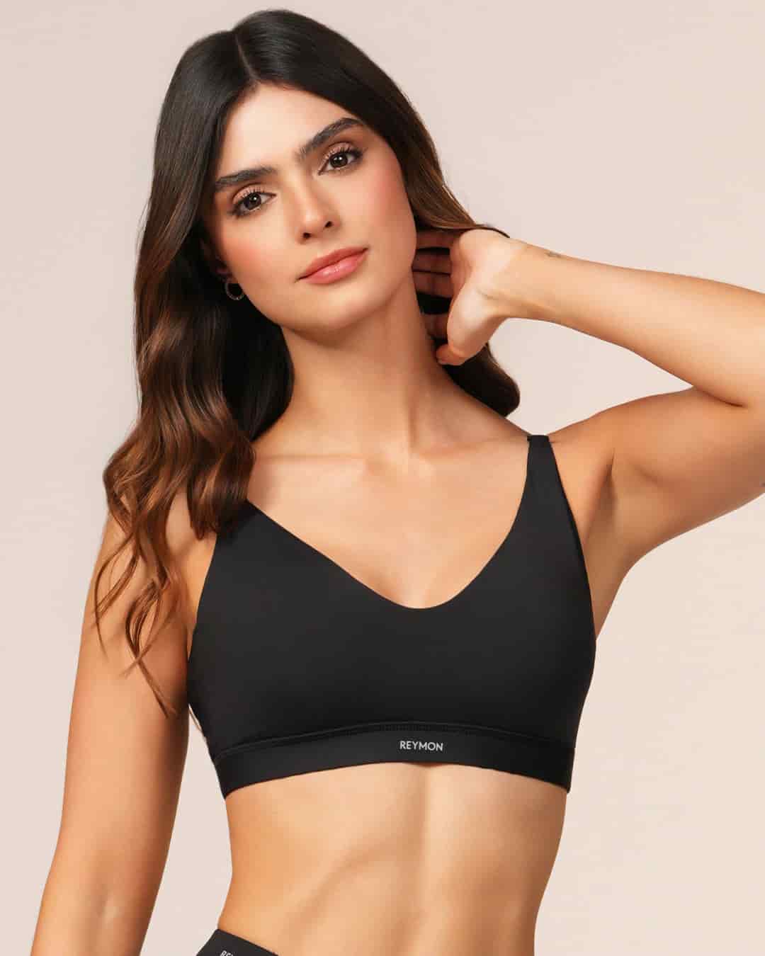 Top Prehormado en Microfibra con Almohadillas Removibles y Broche Ref. 450 - miniatura 8