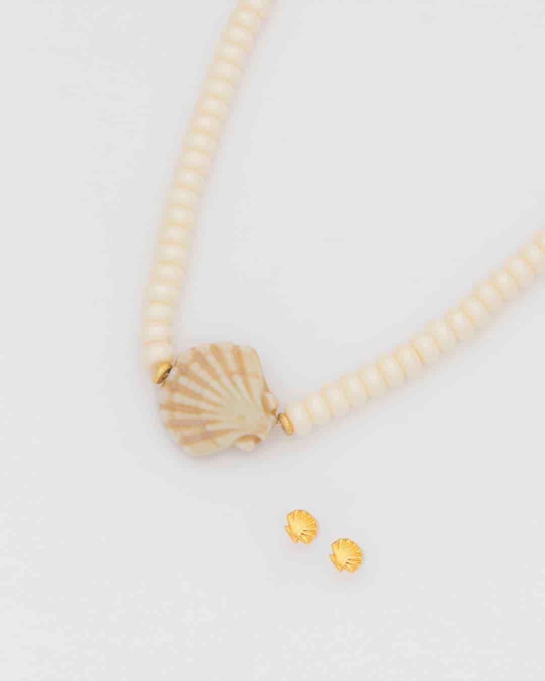 Collar Concha + Aretes - miniatura 2