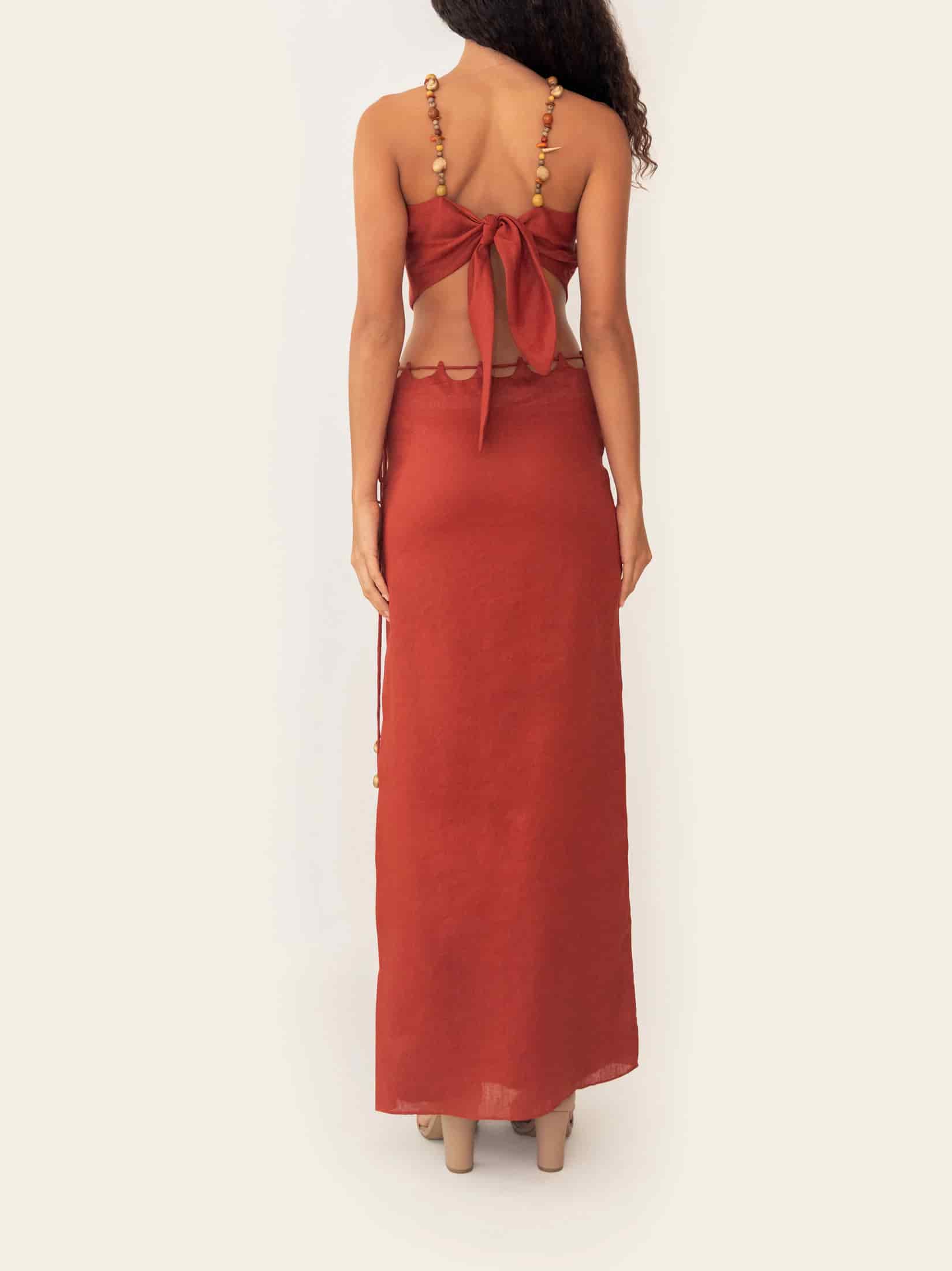 GIANA TOP SUNSET ORANGE - miniatura 5