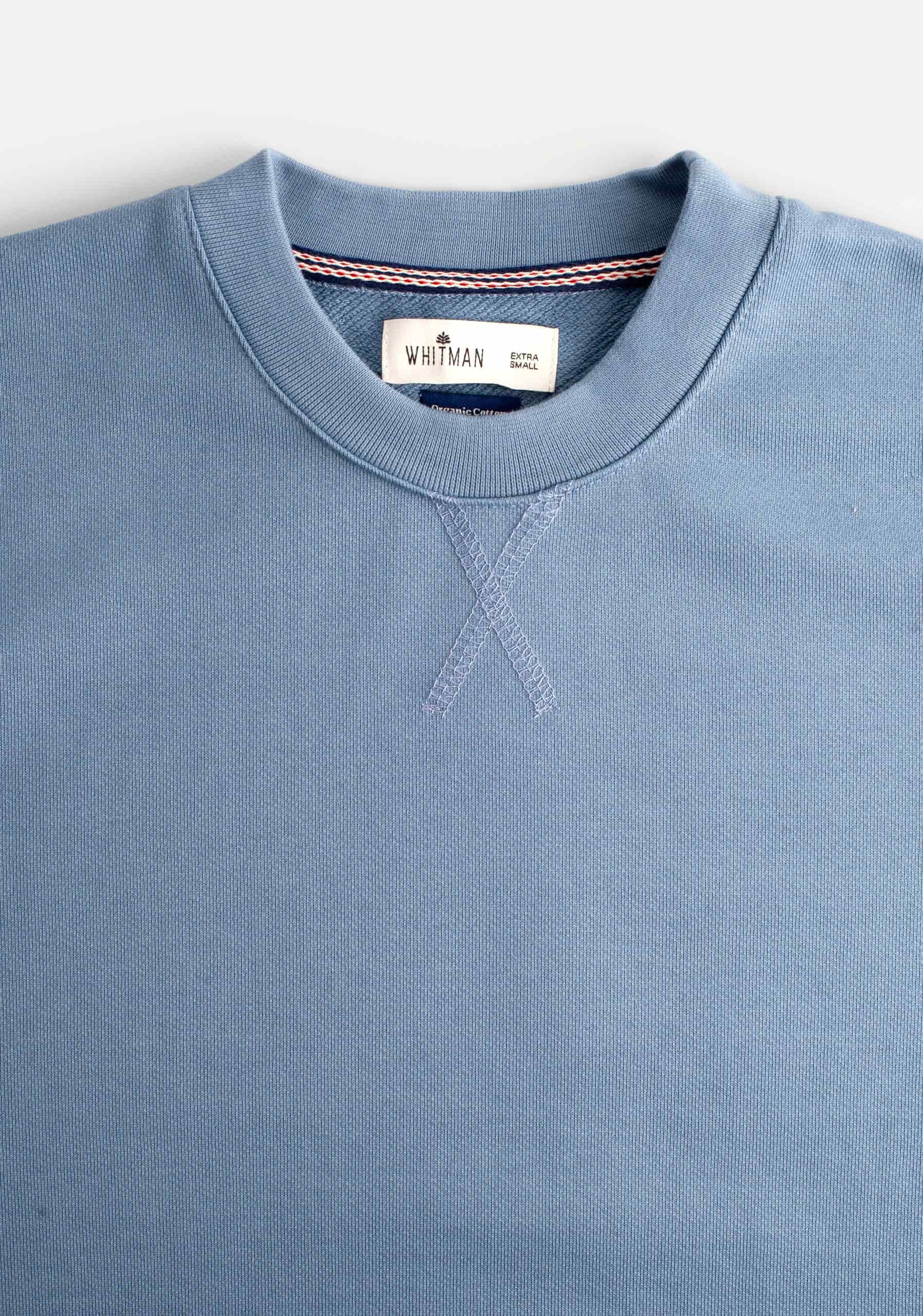 Buzo H Crew Neck Unicolor Azul Claro - miniatura 3