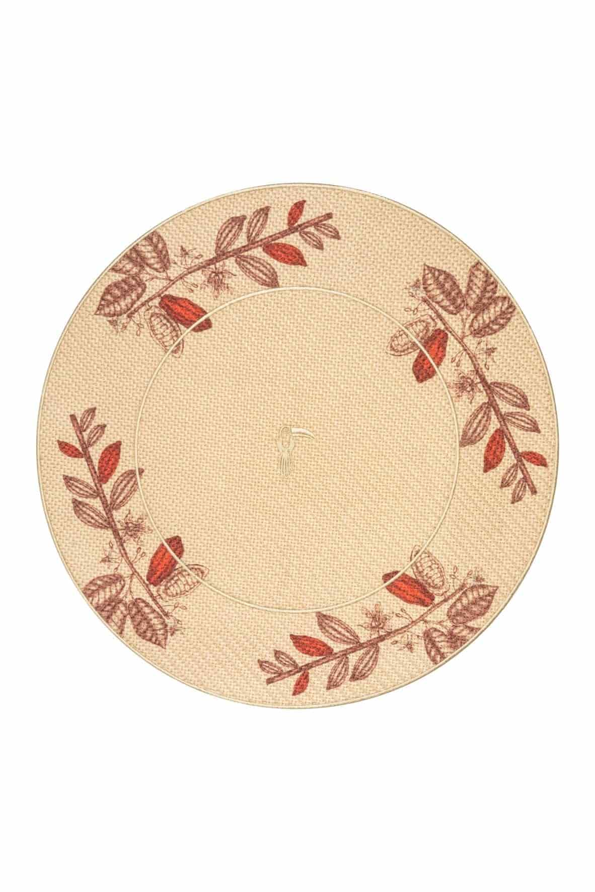 Cacao Fruit Placemats Set of 4 / Red - miniatura 1