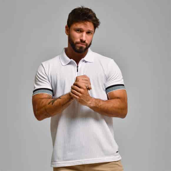 SUETER TIPO POLO MODA HOMBRE - miniatura 8