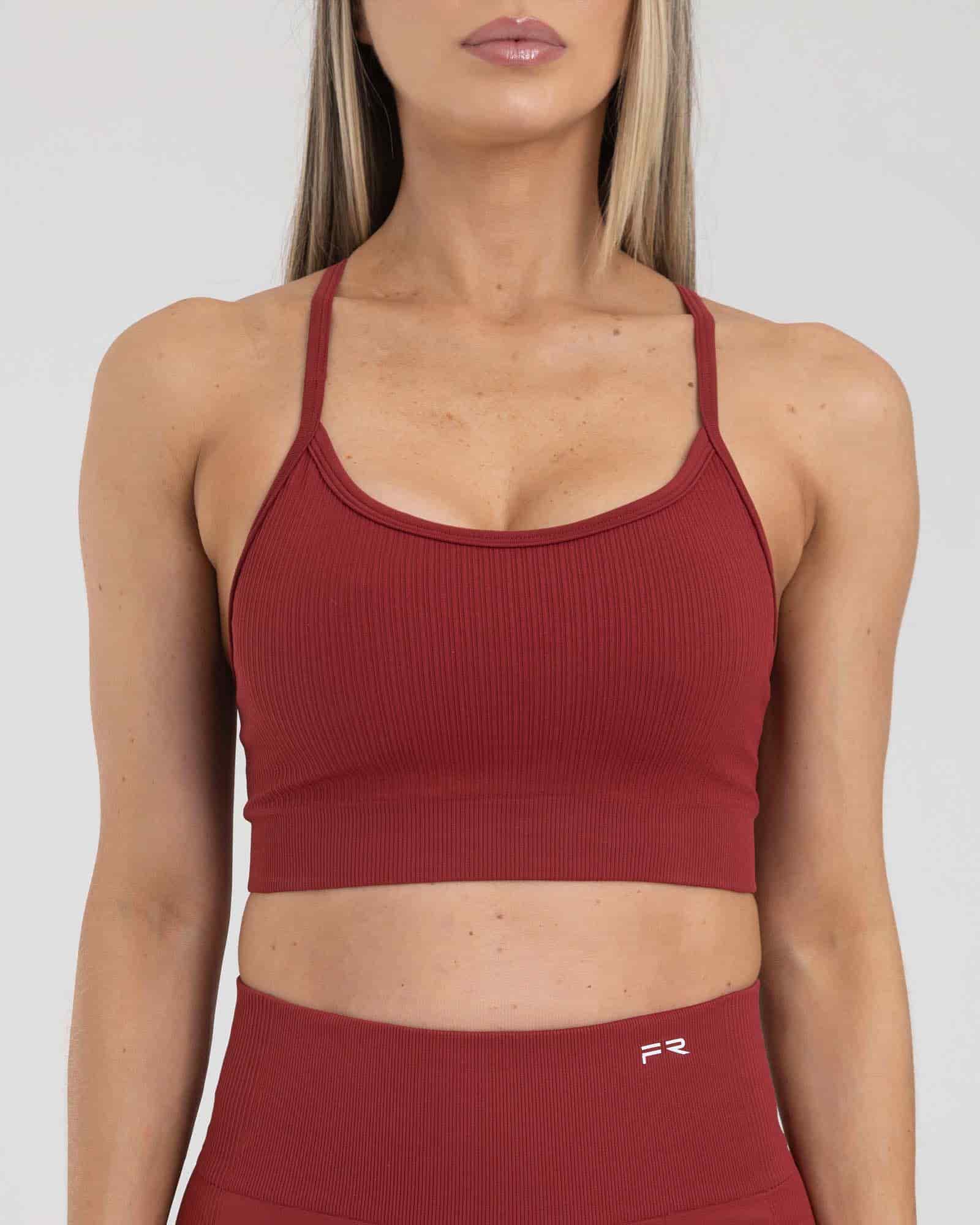 Top tiras seamless rojo muse FIBER - miniatura 2