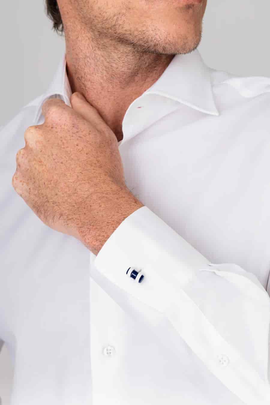 men’s cotton shirt white rx slim - miniatura 11