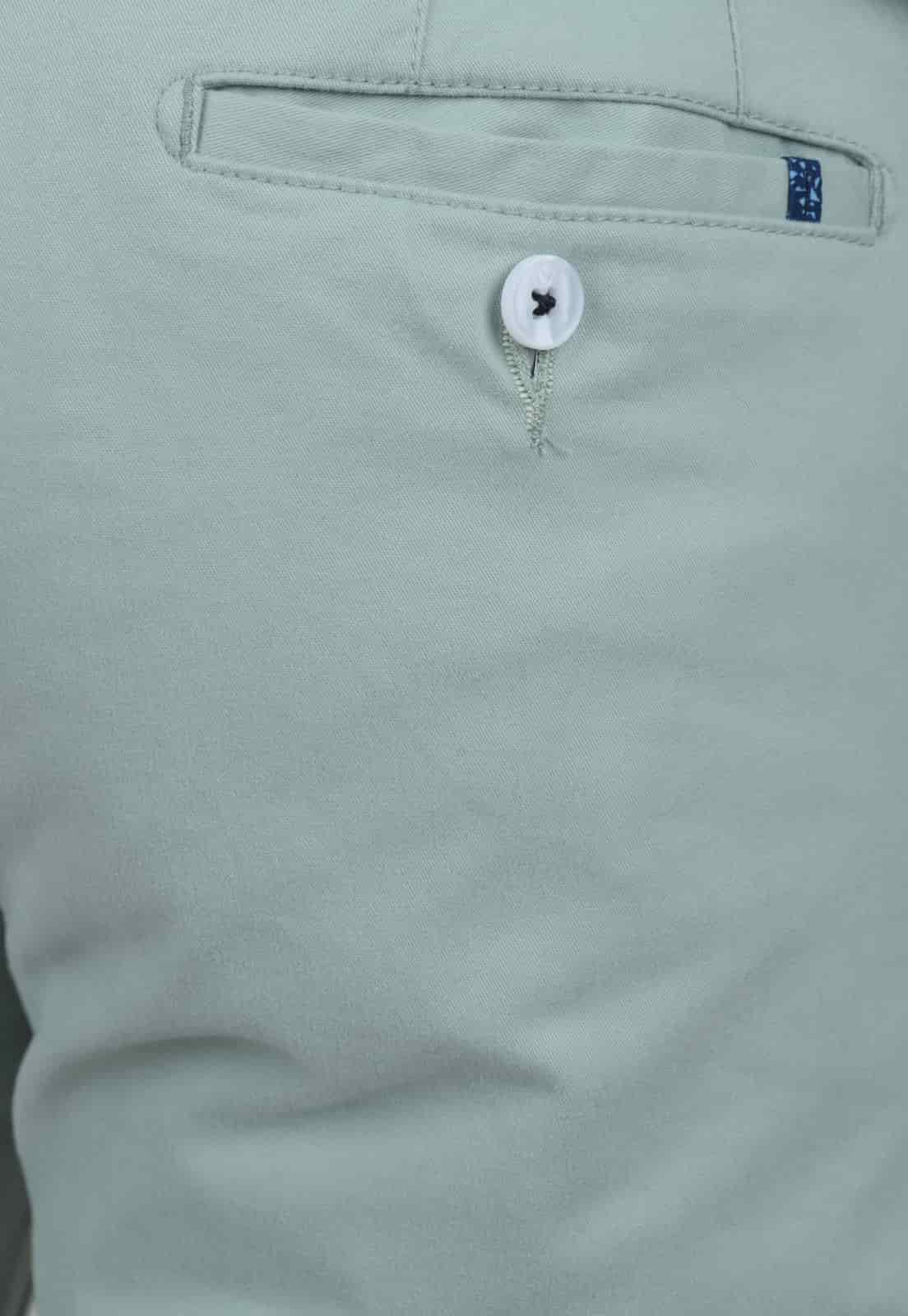 Pantalon dril menta con spandex - miniatura 3