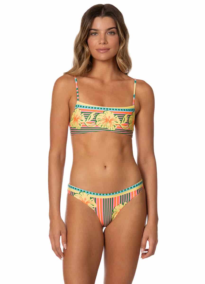 Maaji Striped Paradise Megara Classic Bralette Bikini Top - miniatura 1
