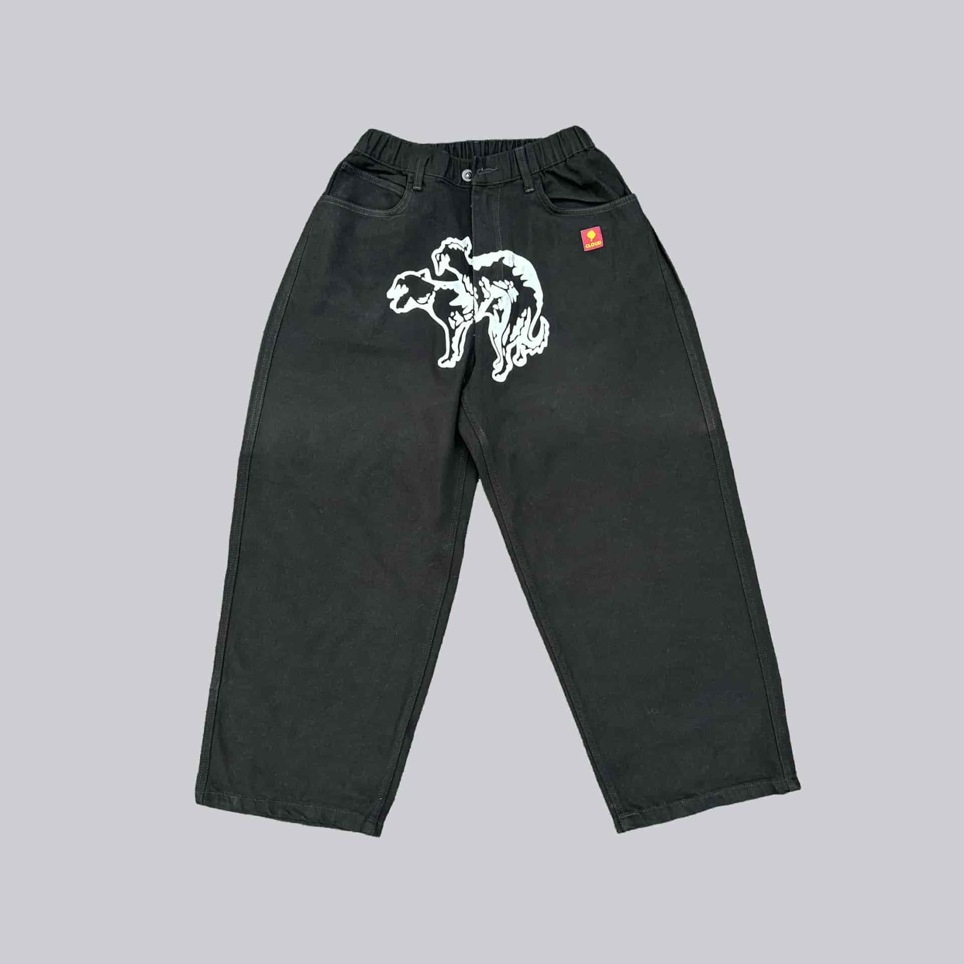 Pantalón cariñito negro - miniatura 1
