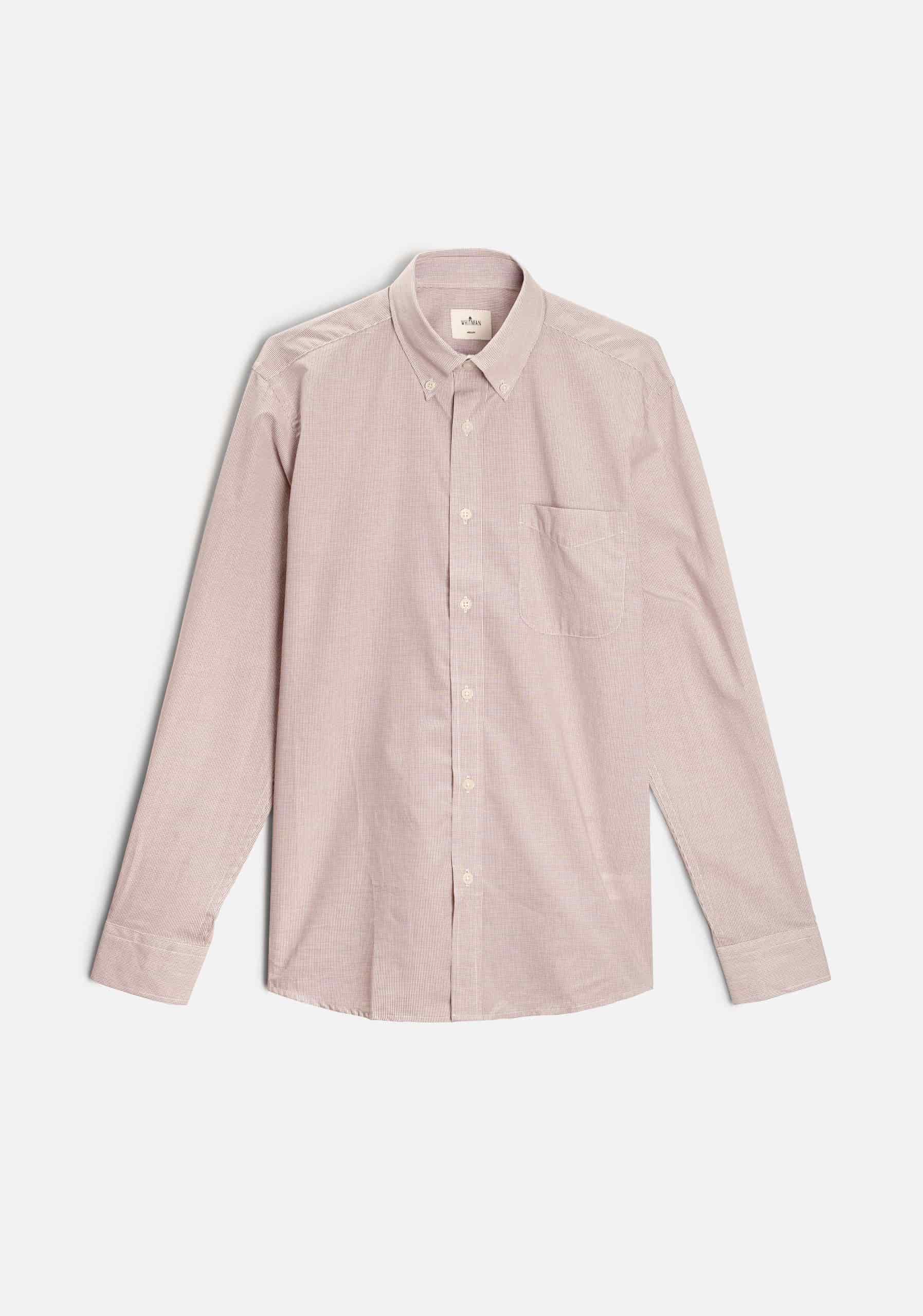 Camisa H CBD Cuadros Peq. Café Claro - miniatura 1