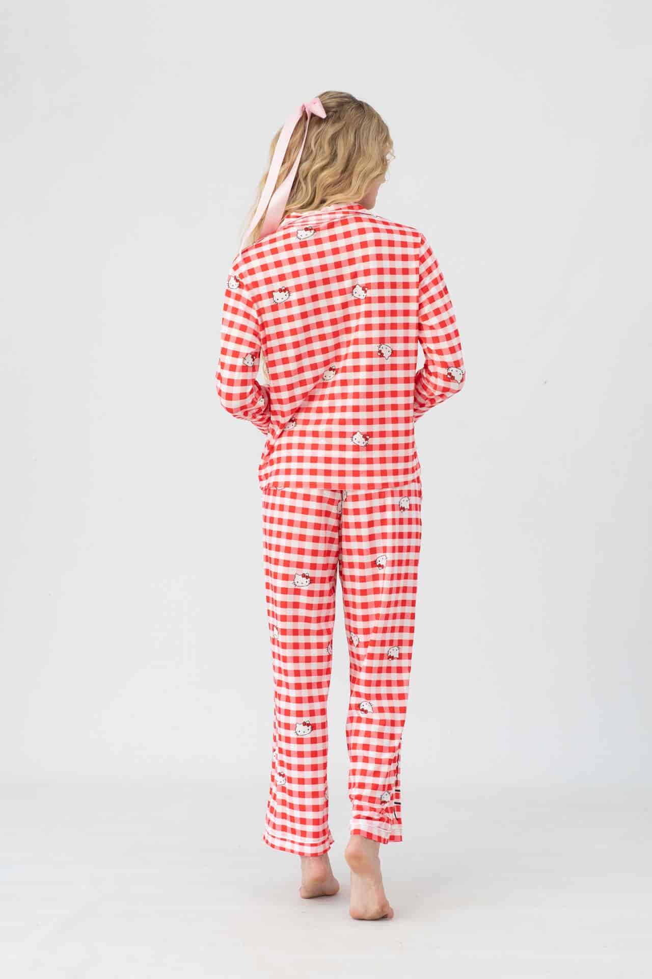 Set pantalon Amsterdam rojo con blanco - miniatura 4