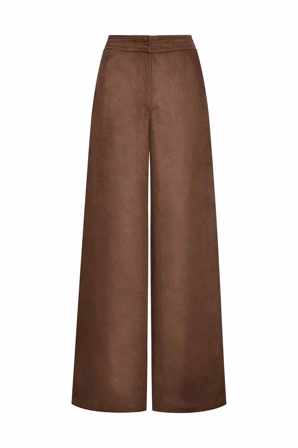 Pantalón burgos bordado brown - miniatura 2