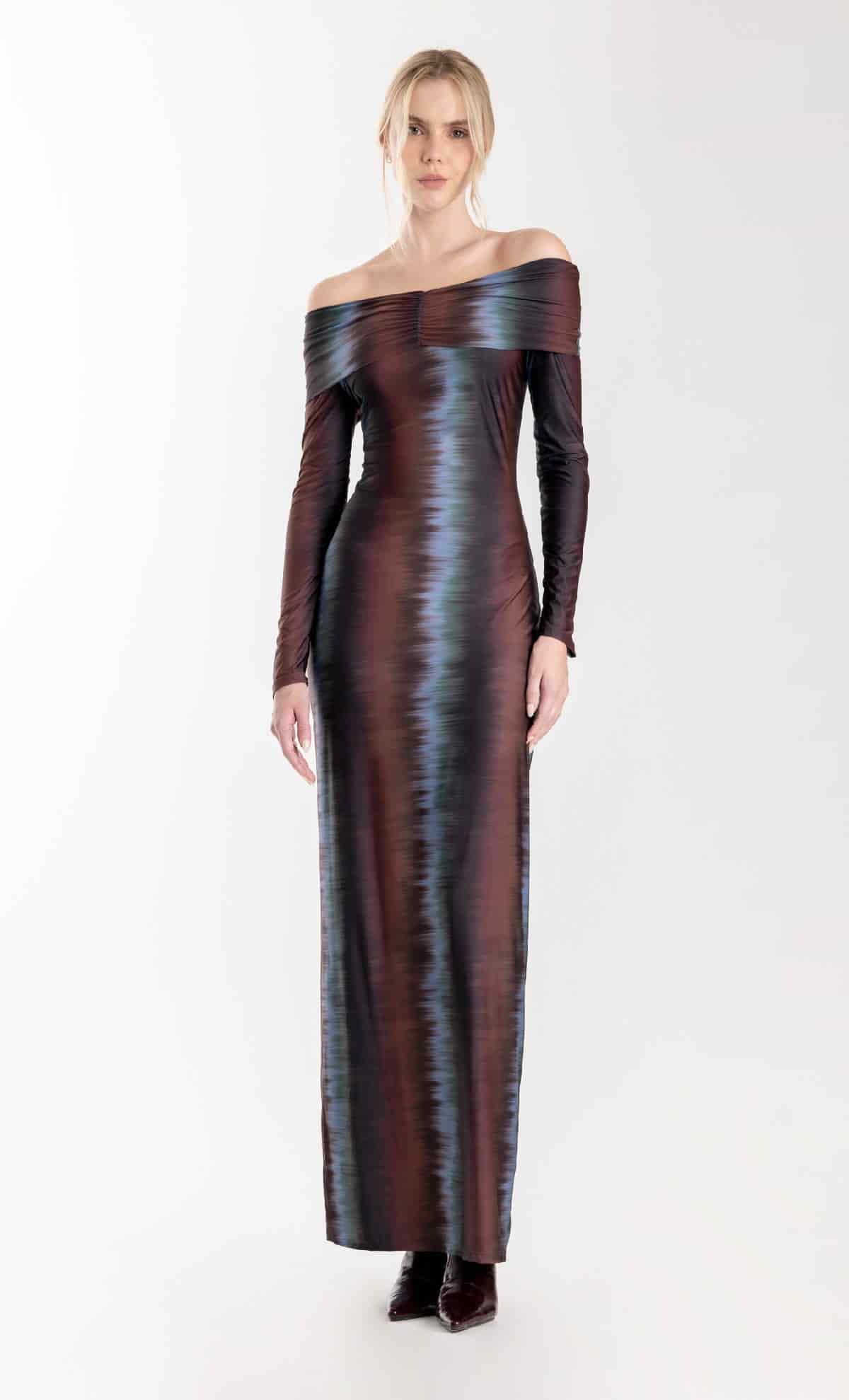 Vestido midi para mujer Centella Stripes - miniatura 2