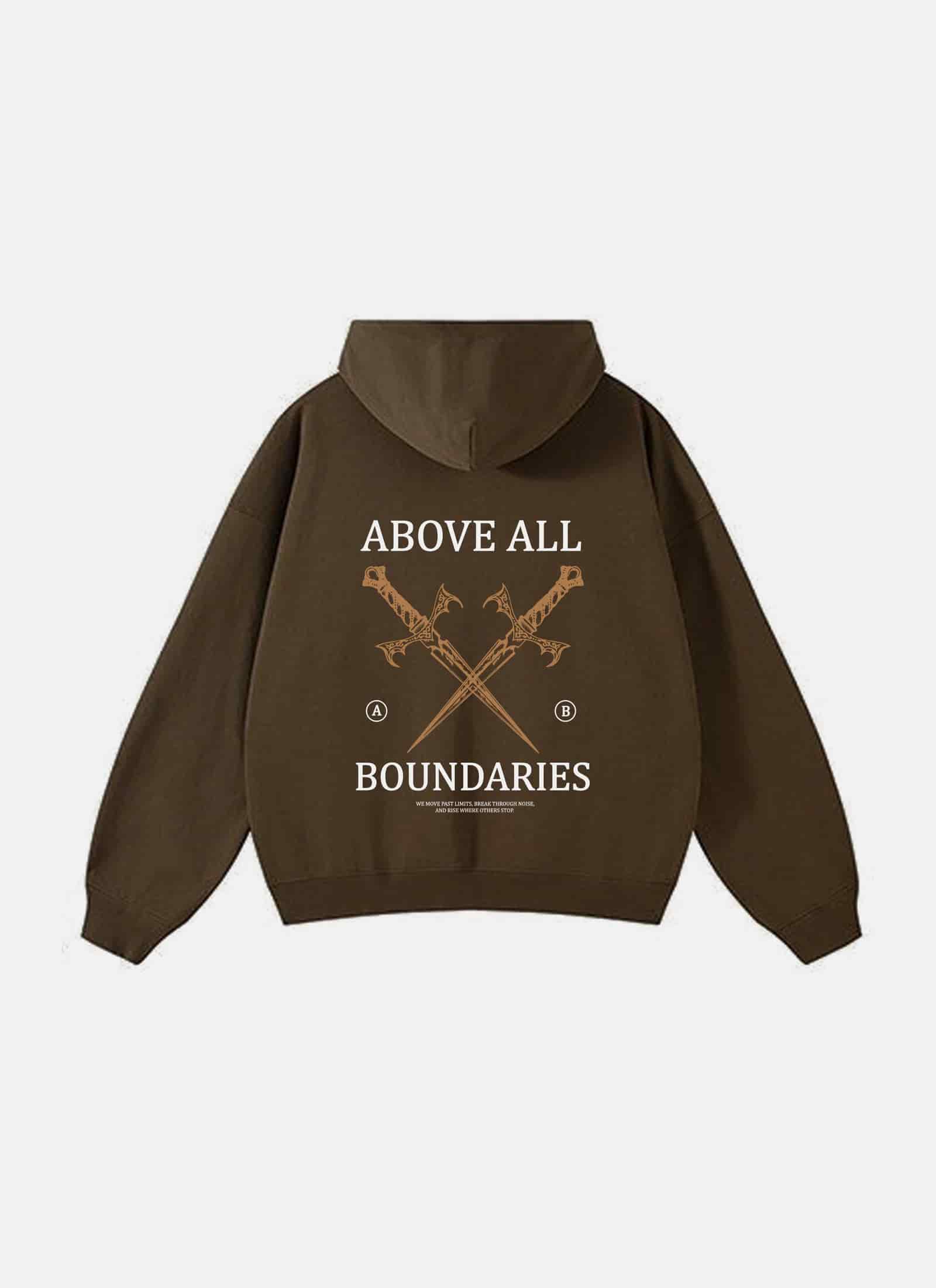 Boundaries Hoodie Brown - miniatura 1