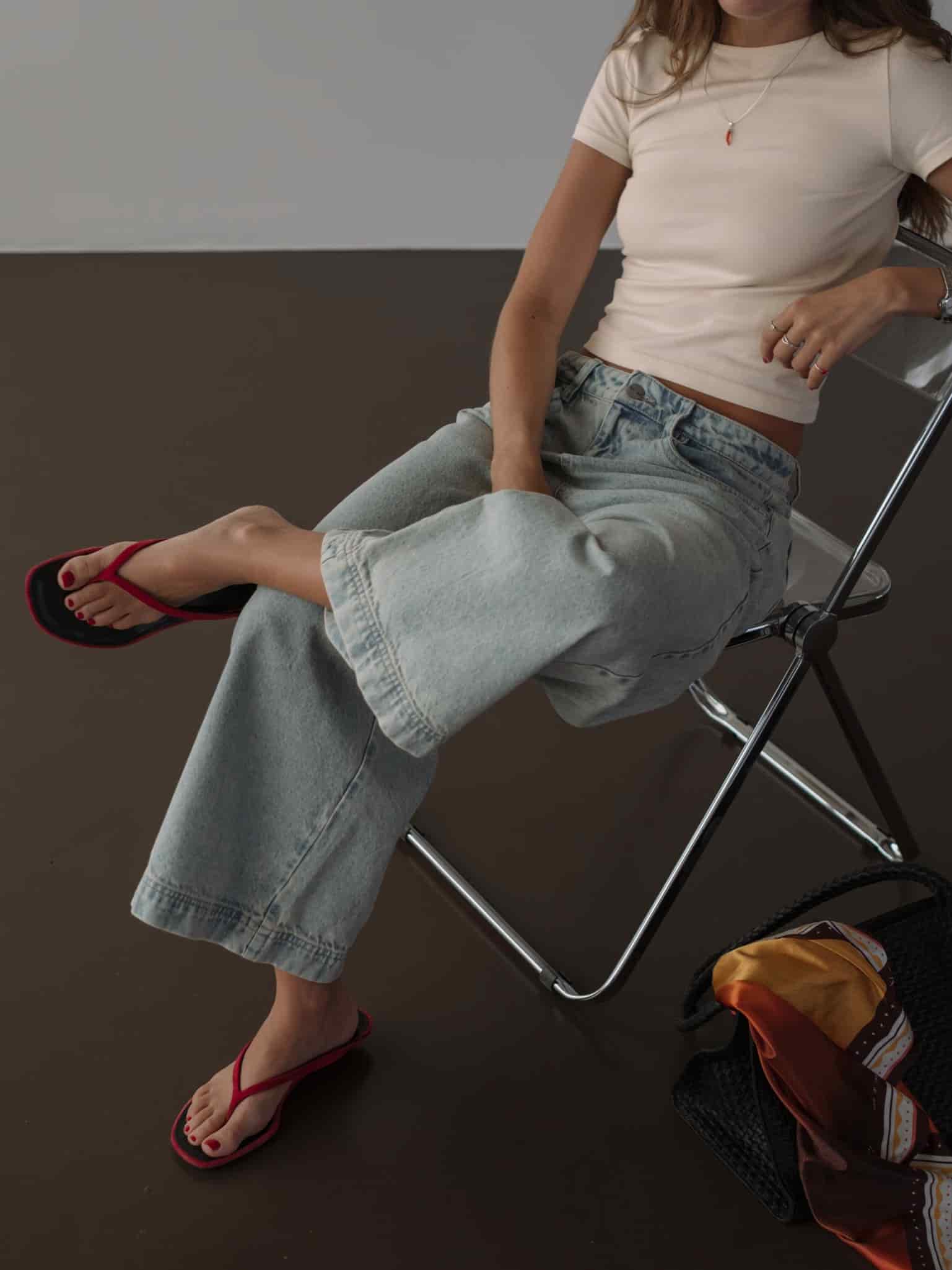 THE CULOTTE CLASSIC JEAN - NEW SOFT BLUE - miniatura 13