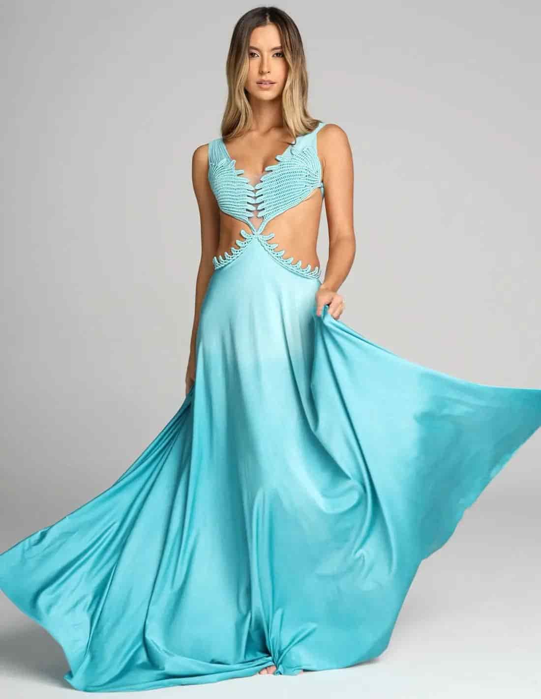 Vestido Wings Turquoise - miniatura 1