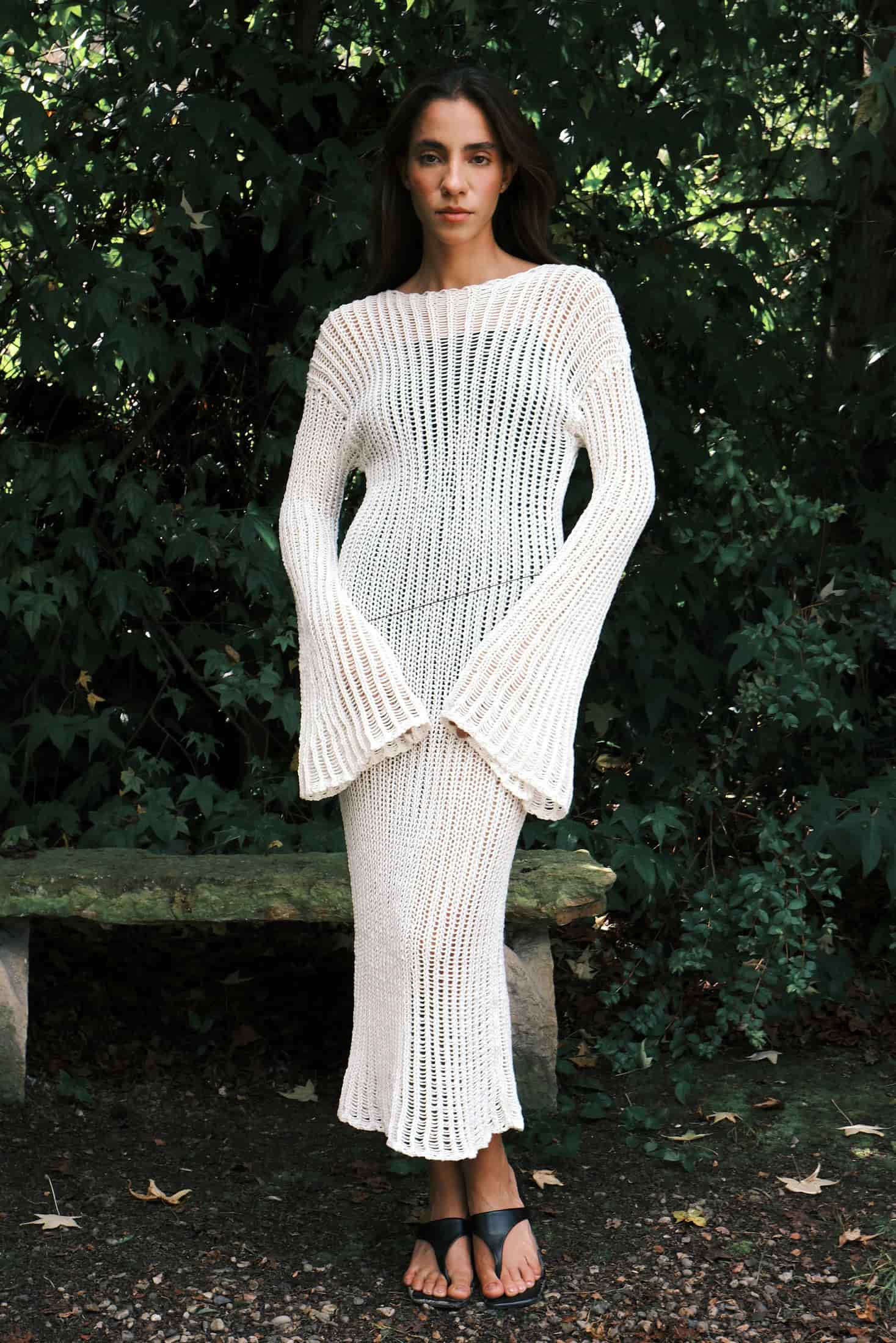 The Coast Open Knit Dress - miniatura 1