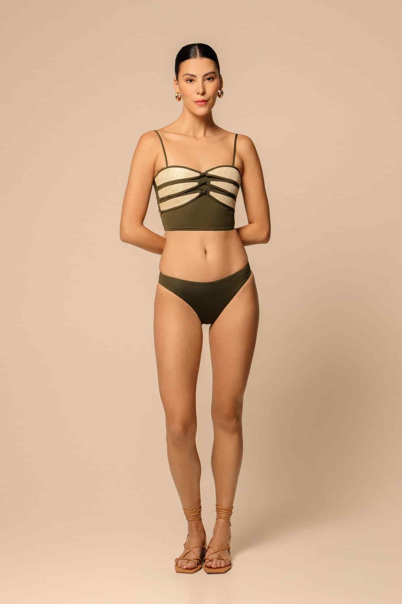 ODILIA TOP / Verde Oliva - miniatura 2