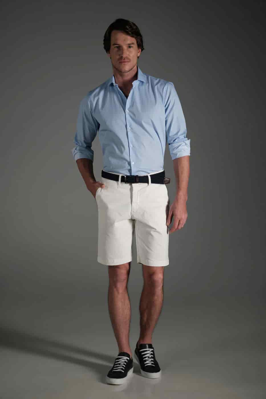 Bermuda Chino Classic Beige Tiza - miniatura 3