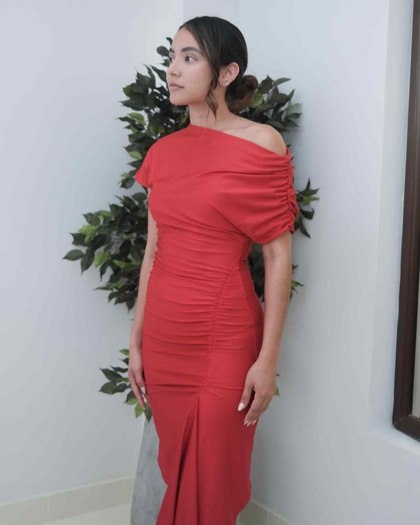 Vestido Beatriz Rojo - miniatura 5