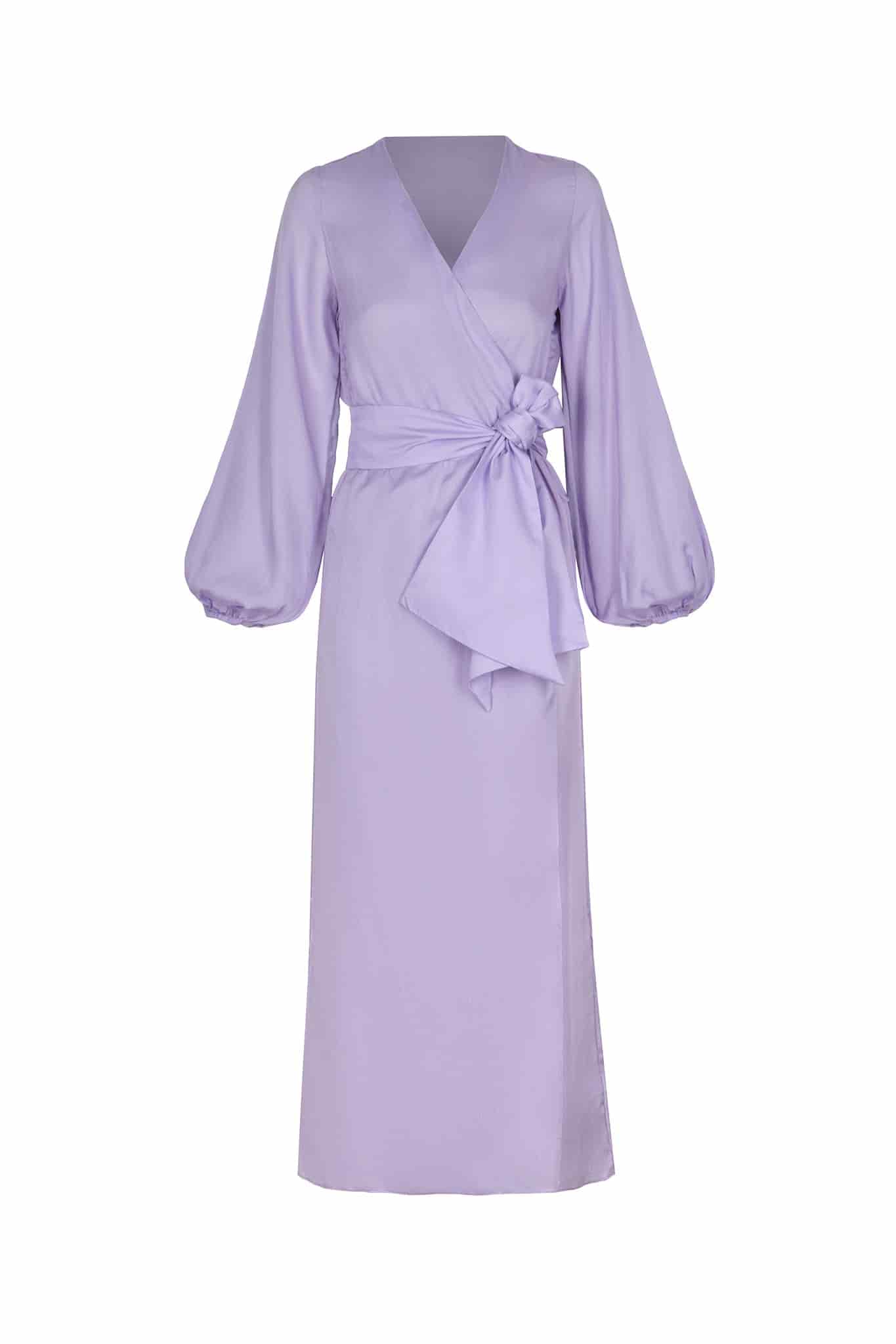 Tertulia Martellato Silk Maxi Dress / Lila - miniatura 1