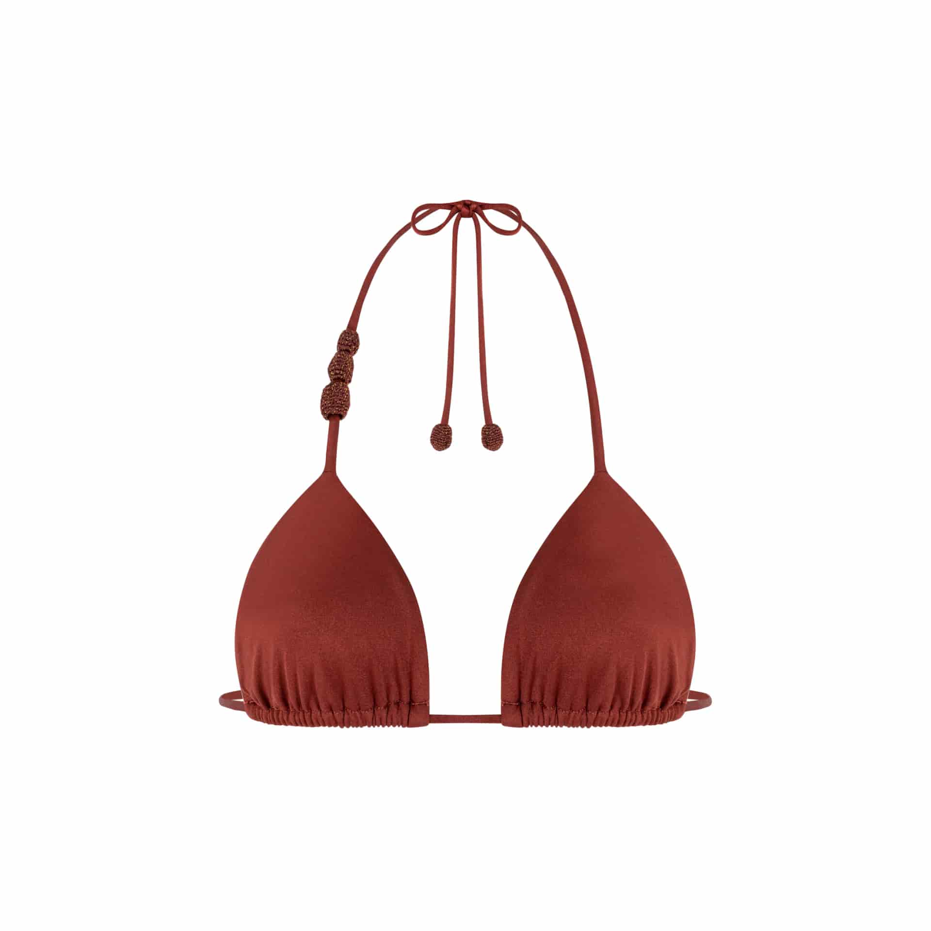 WOLUN BIKINI TOP - RED WINE - miniatura 1