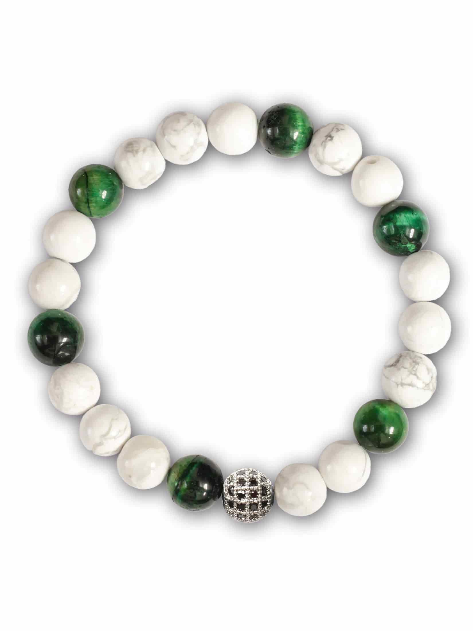 Brazalete Tigre Blanco 8mm - miniatura 3