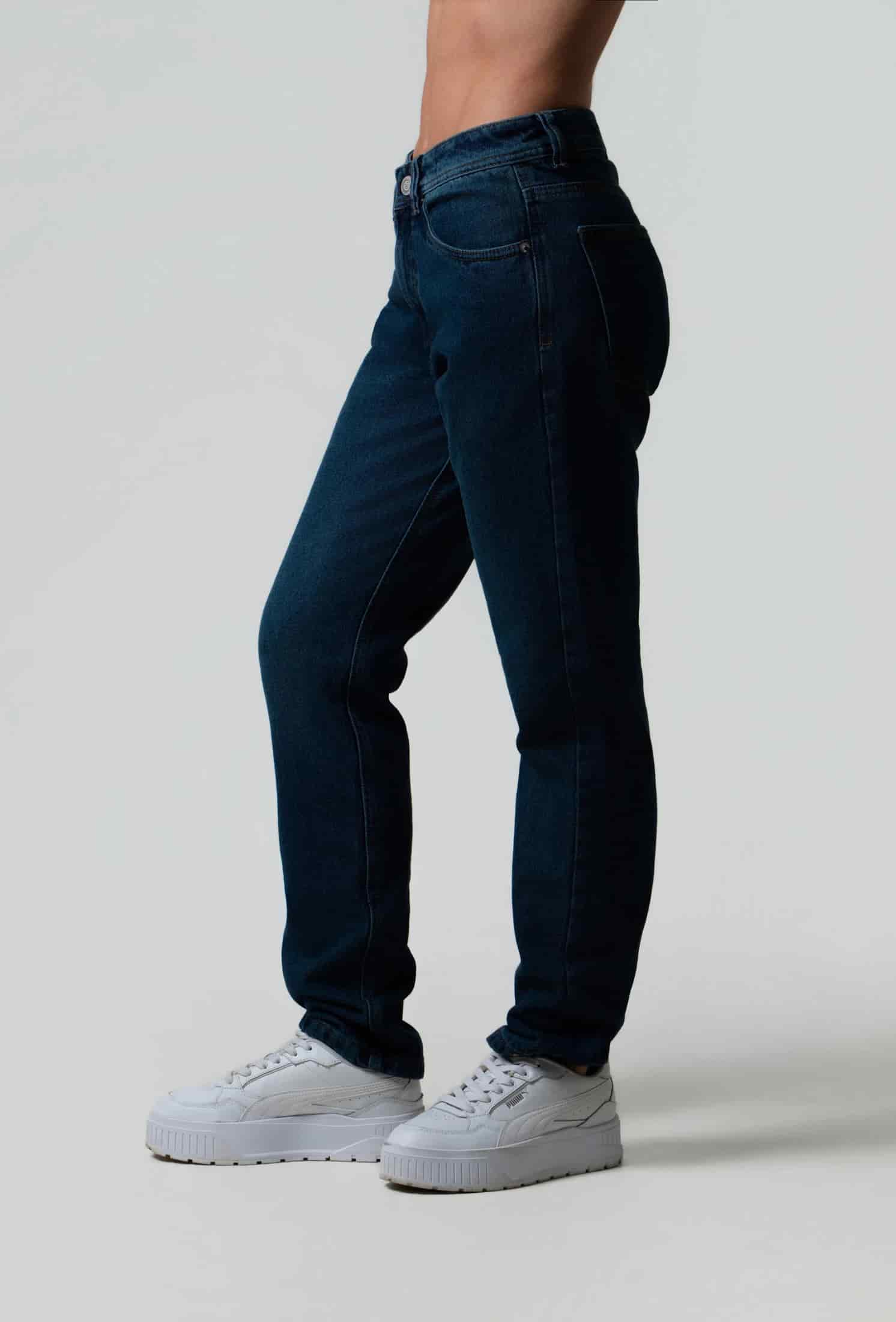 JEAN 5 BOLSILLOS COLOR AZUL OSCURO - miniatura 4