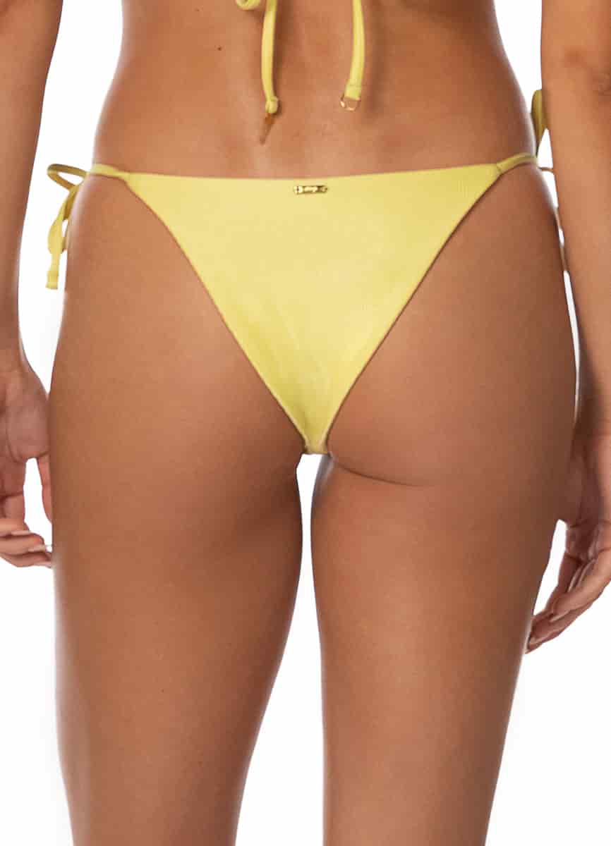 Maaji Golden Ray Sunflash Low Rise Tie Side Bikini Bottom - miniatura 3