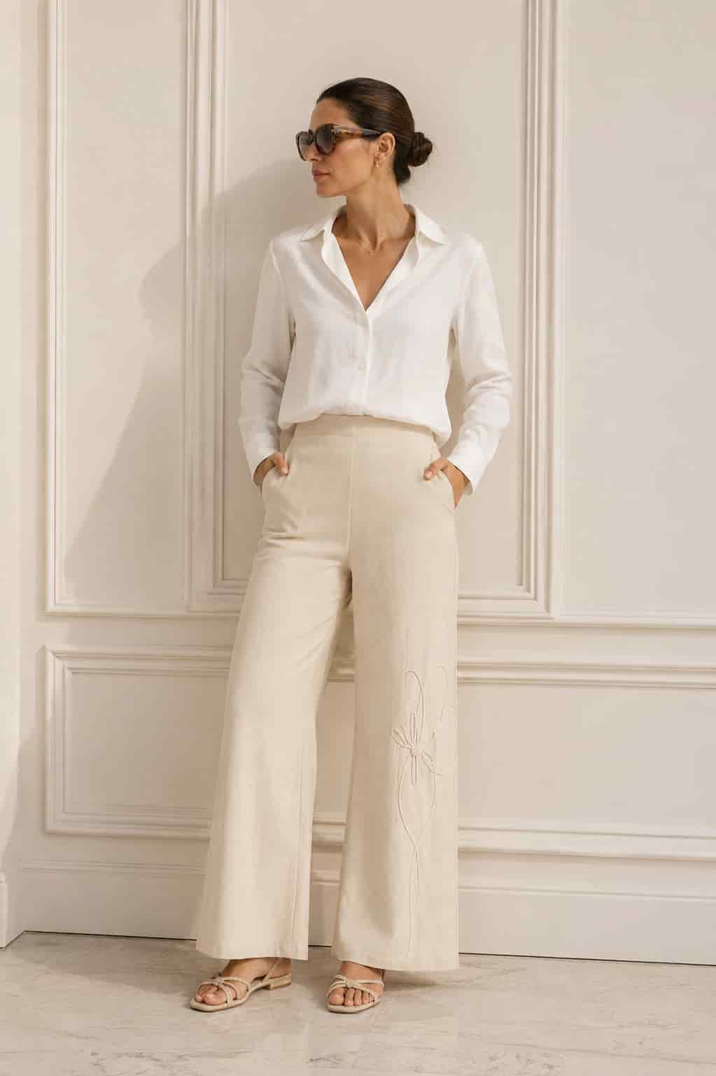 BROMELIA PANTS BORDADOS - miniatura 3