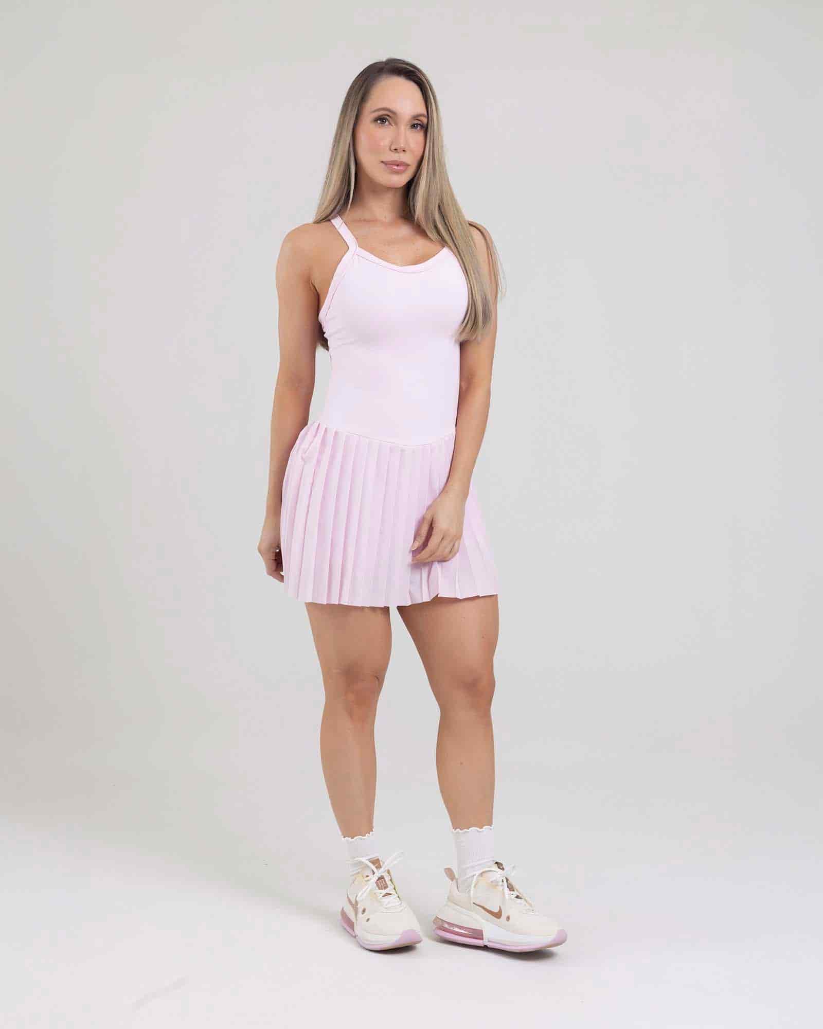 Enterizo falda court glow rosado tropi FIBER - miniatura 2