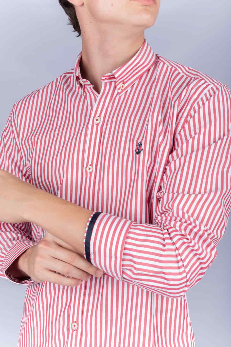 Camisa Rayas Rojas - miniatura 3