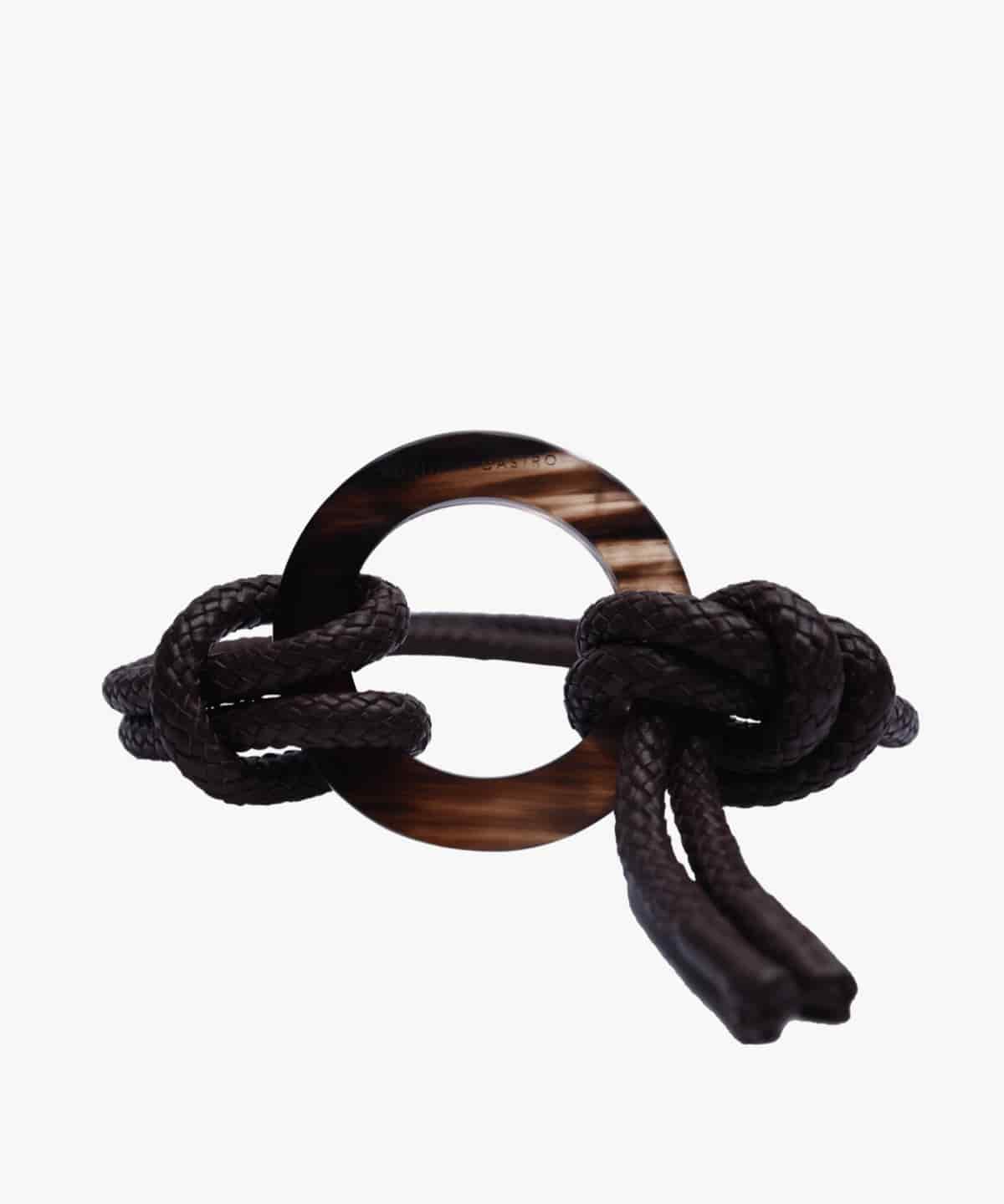 Le Knot Belt in Leather - miniatura 1