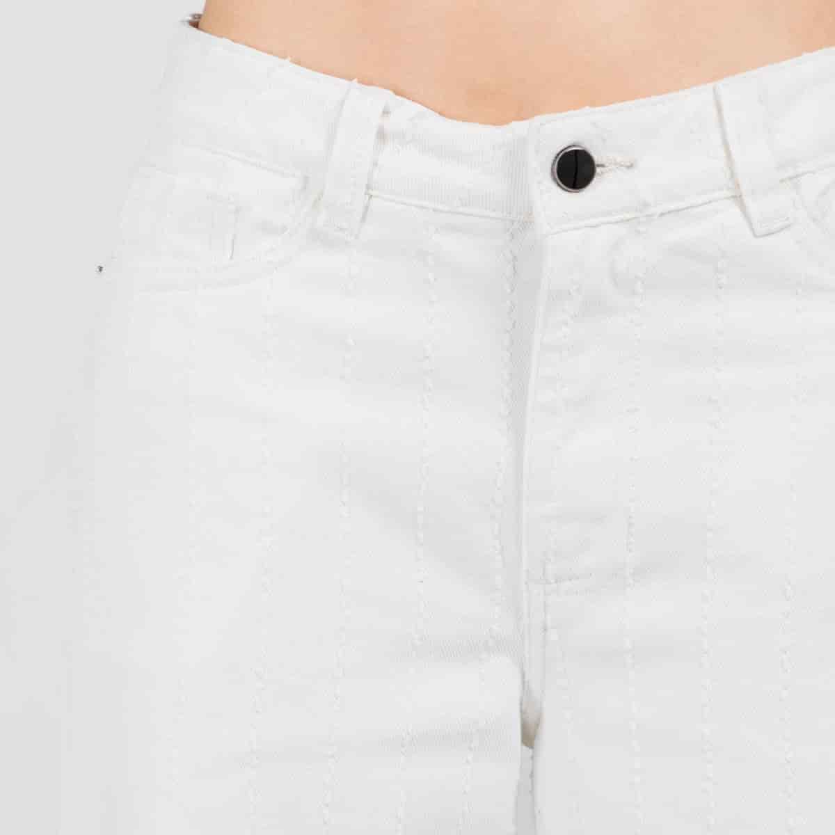 Jean Wide Leg Marfil ax-3150 Rigido Premium - miniatura 2